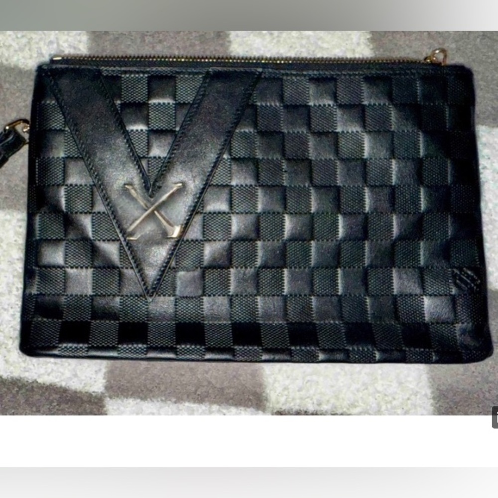 Black Patchwork Wristlet - image 1